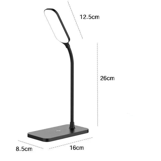 Lampe de bureau LED avec Chargeur Sans Fil