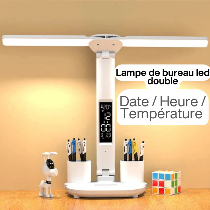 Lampe de Bureau Led Double