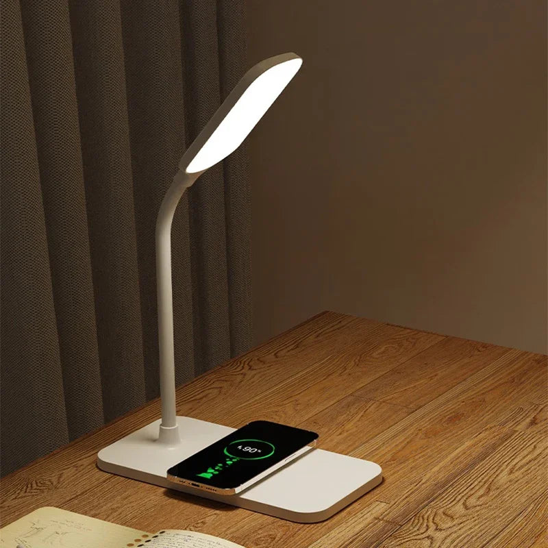 Lampe de bureau LED avec Chargeur Sans Fil
