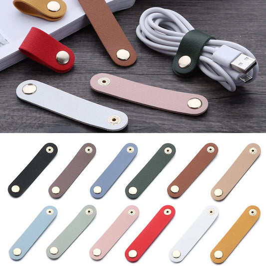 Organisateur de Câbles Cuir