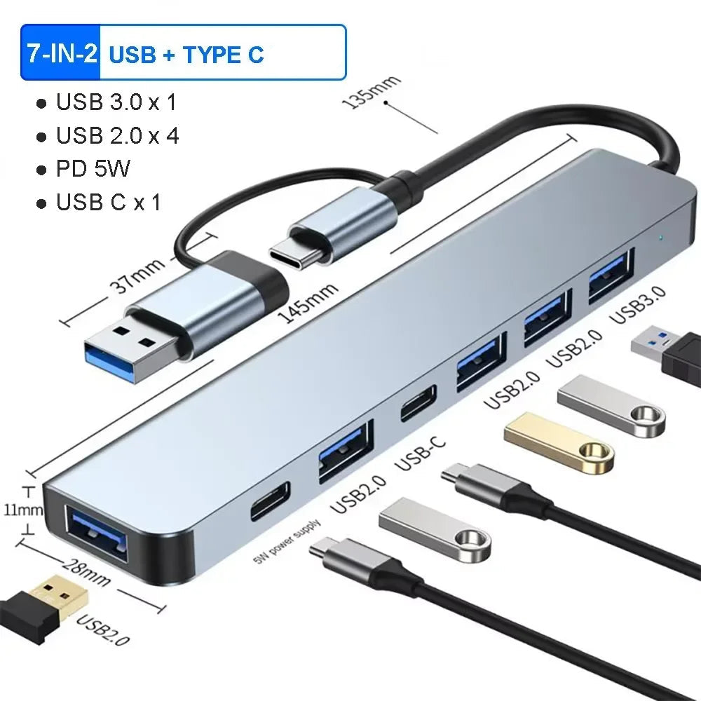 Station de Charge Multiple USB / USB-C / HDMI