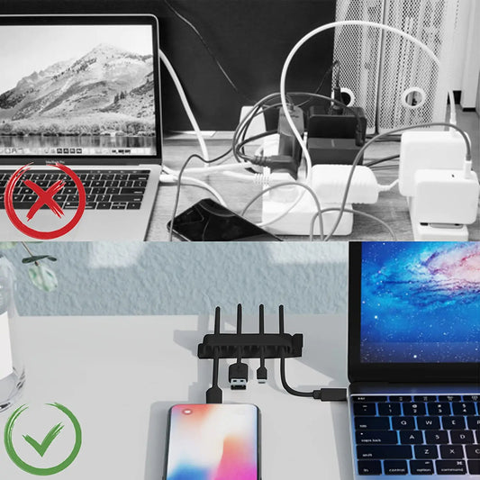 Organisateur de Câbles Multiple Clips