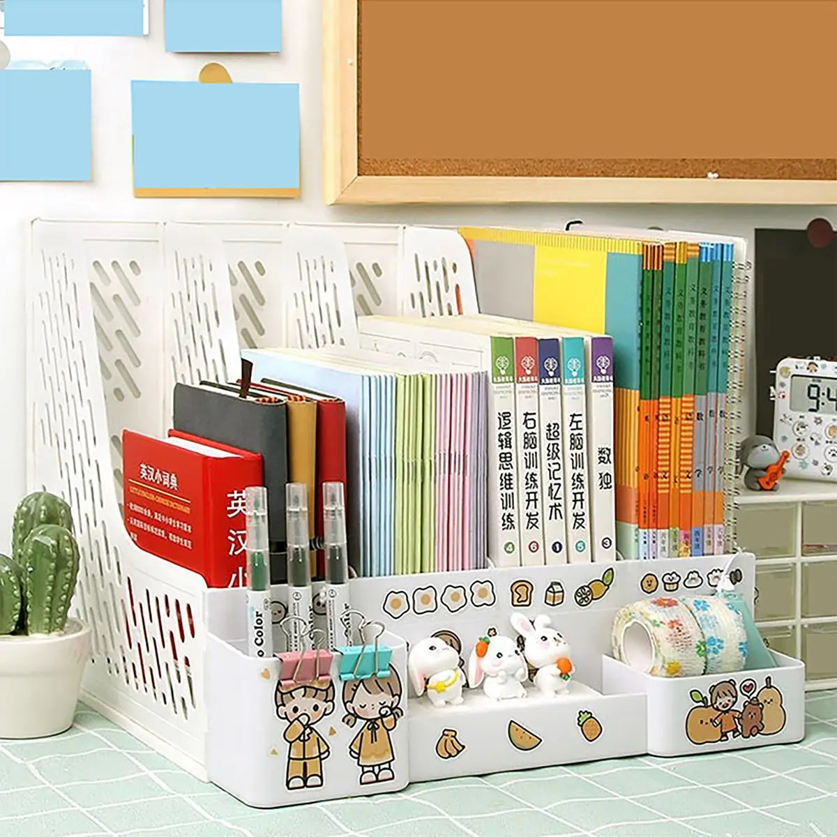 Organisateur de Bureau Multifonctions Coloré