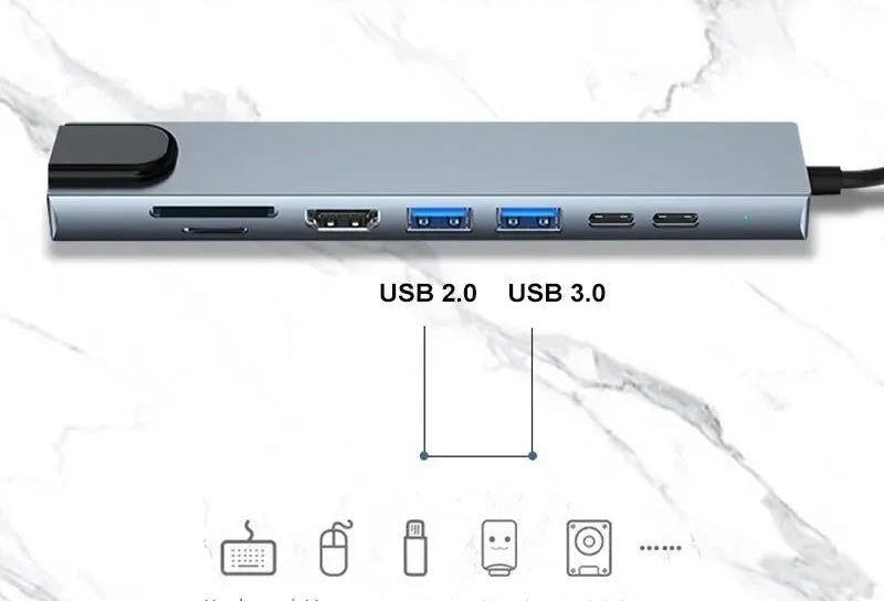 Station de Charge Multiple USB / USB-C / HDMI