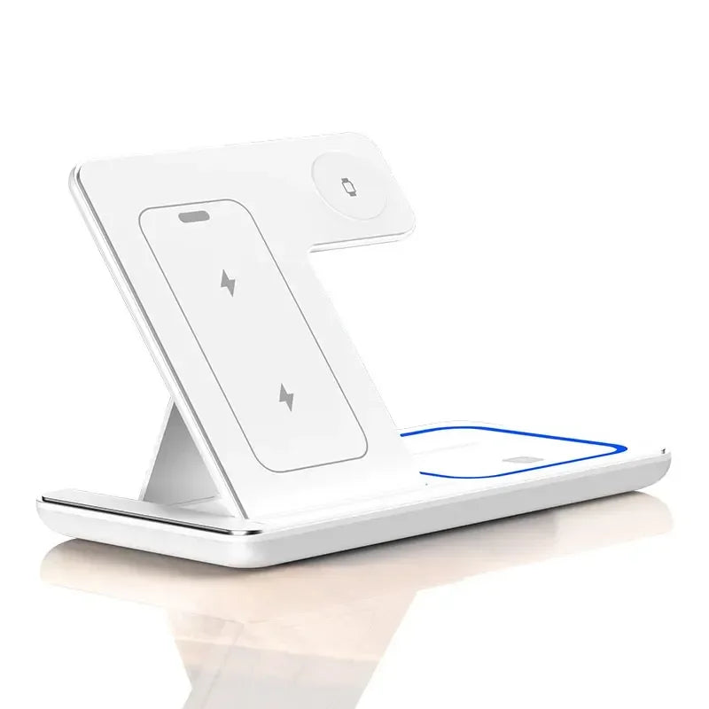 Station de Charge Induction Sans-Fil 3 en 1