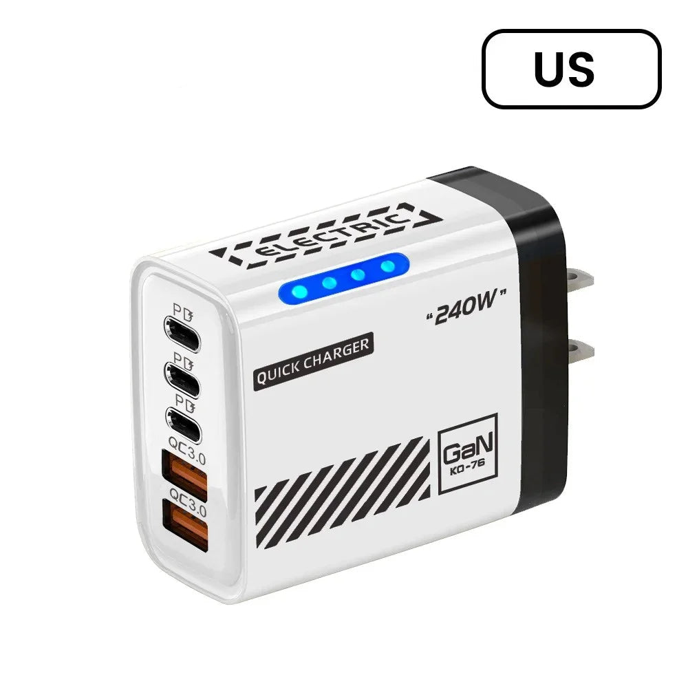 Bloc de Charge 5 en 1 USB / USB-C