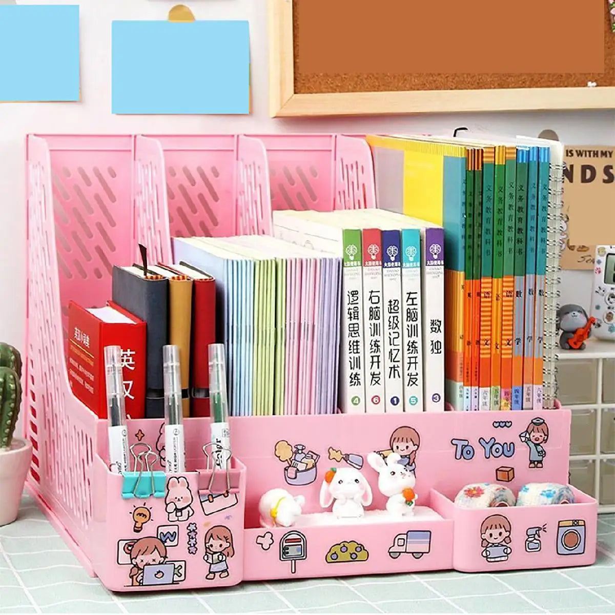 Organisateur de Bureau Multifonctions Coloré