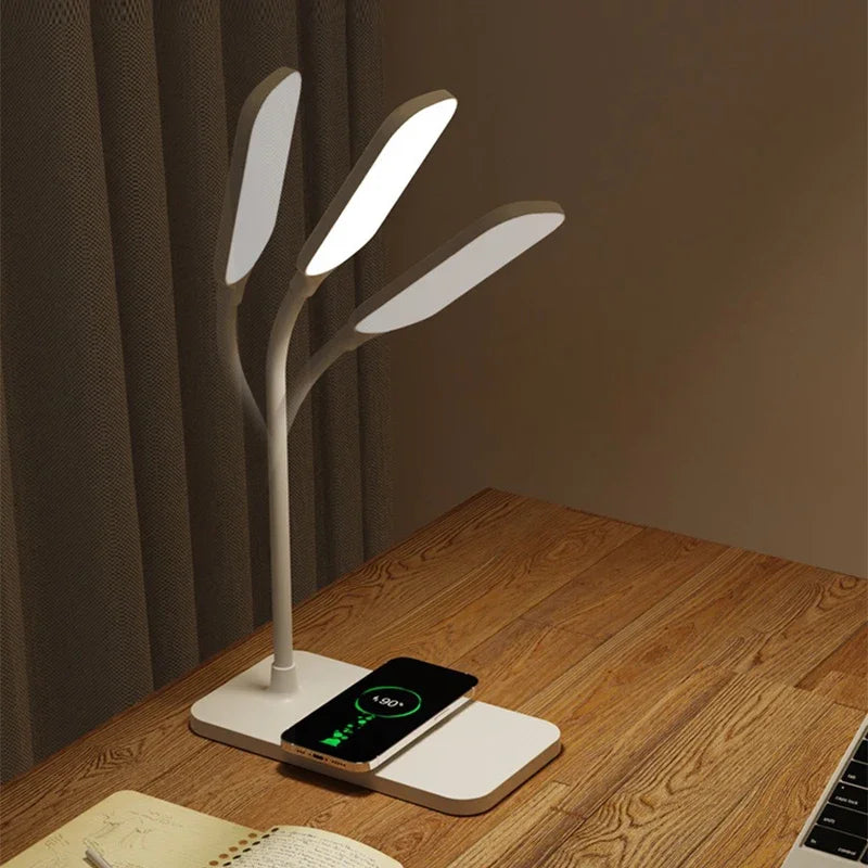 Lampe de bureau LED avec Chargeur Sans Fil