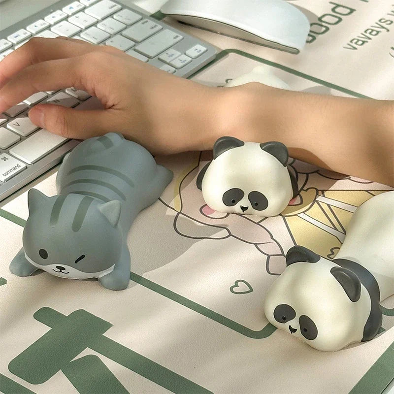 Repose Poignets Chien Panda Canard