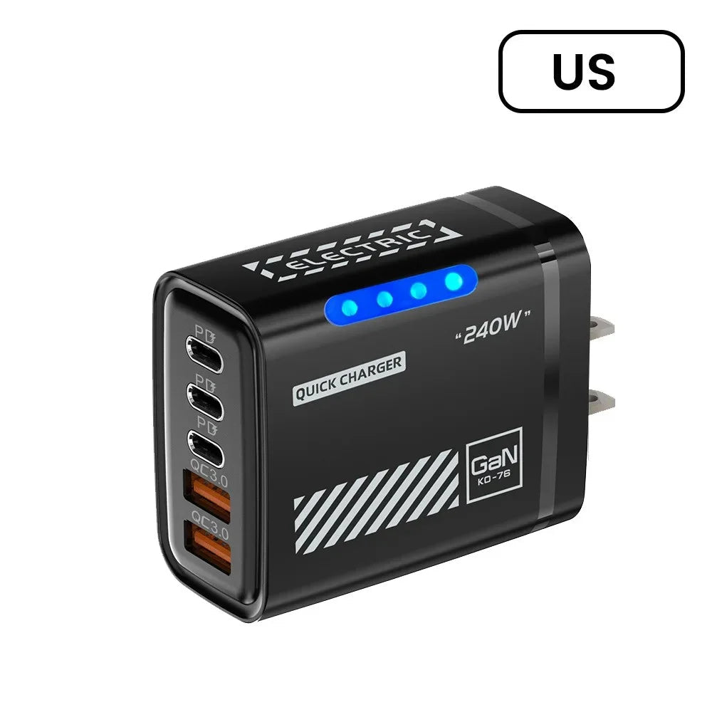 Bloc de Charge 5 en 1 USB / USB-C