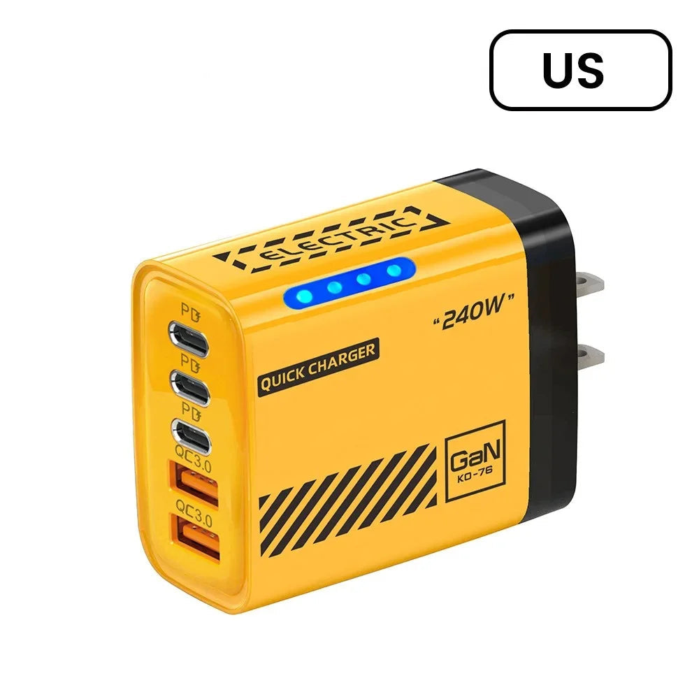 Bloc de Charge 5 en 1 USB / USB-C