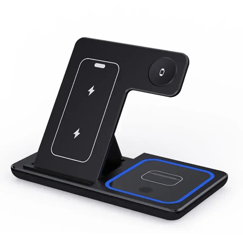Station de Charge Induction Sans-Fil 3 en 1