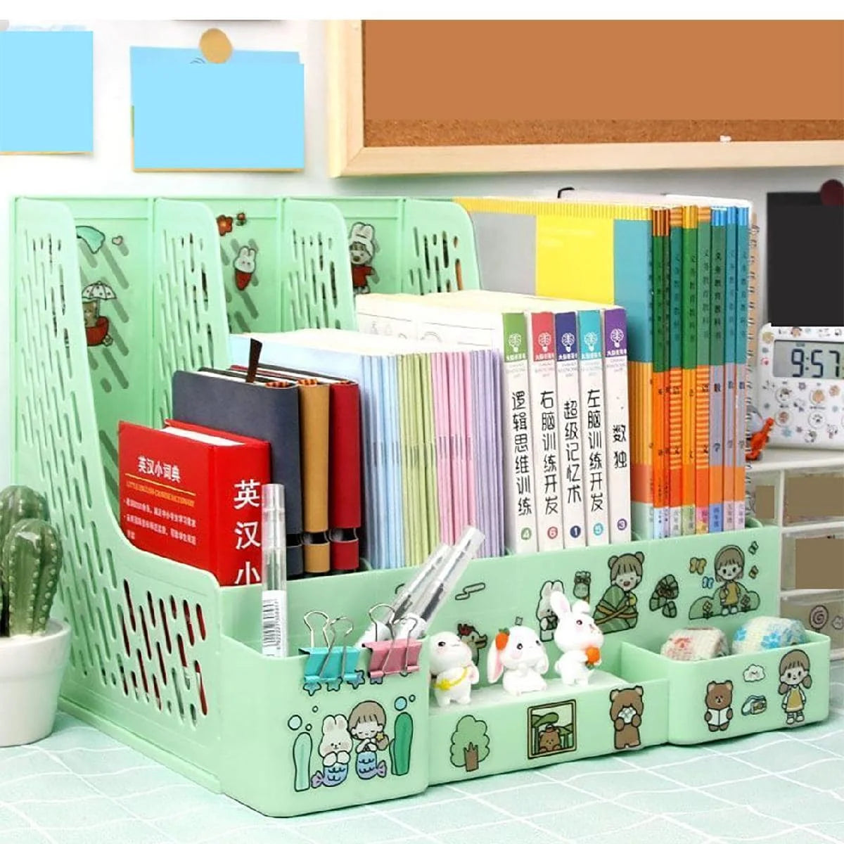 Organisateur de Bureau Multifonctions Coloré